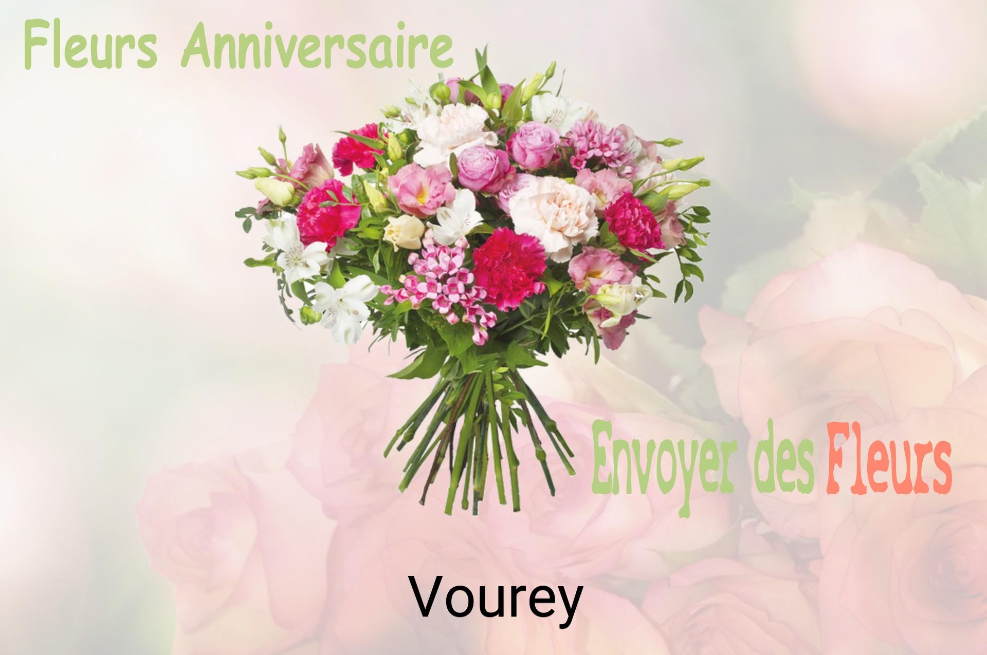 Bouquet de fleurs d’anniversaire livré à Vourey